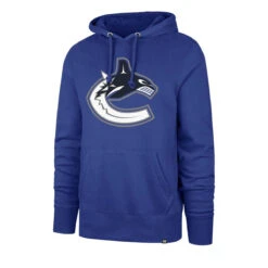 '47 BRAND Vancouver Canucks 47 Brand Imprint Headline Pullover Mens Hoodie