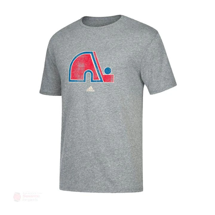 Quebec Nordiques Adidas Heritage Logo Mens Shirt 1 Quebec Nordiques Adidas Heritage Logo Mens Shirt