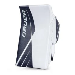 Bauer Supreme UltraSonic Senior Goalie Blocker -Hockey Equipment Store bauer blockers bauer supreme ultrasonic senior goalie blocker white navy regular 28741216927810