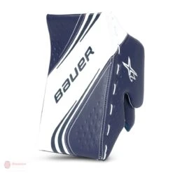 Bauer Vapor 2X Intermediate Goalie Blocker -Hockey Equipment Store bauer blockers bauer vapor 2x intermediate goalie blocker white navy regular 28741217255490