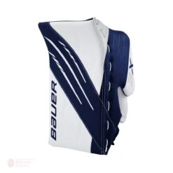 Bauer Vapor 3X Intermediate Goalie Blocker -Hockey Equipment Store bauer blockers bauer vapor 3x intermediate goalie blocker white navy regular 28741217845314