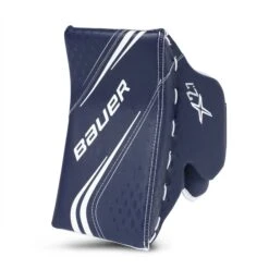 Bauer Vapor X2.7 Junior Goalie Blocker -Hockey Equipment Store bauer blockers bauer vapor x2 7 junior goalie blocker navy regular 28741218631746