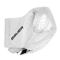 Bauer Supreme M5 Pro Intermediate Goalie Catcher -Hockey Equipment Store bauer catchers bauer supreme m5 pro intermediate goalie catcher white full right 29032058060866