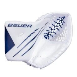 Bauer Vapor HyperLite Senior Goalie Catcher 33 Bauer Vapor HyperLite Senior Goalie Catcher -Hockey Equipment Store bauer catchers bauer vapor hyperlite senior goalie catcher white blue regular 28761772851266