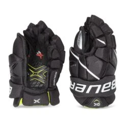 Bauer Vapor 2X Junior Hockey Gloves -Hockey Equipment Store bauer gloves bauer vapor 2x junior hockey gloves black white 10 28743795277890