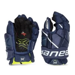 Bauer Vapor 2X Junior Hockey Gloves -Hockey Equipment Store bauer gloves bauer vapor 2x junior hockey gloves navy 10 28743795310658