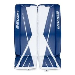 Bauer Supreme 3S Intermediate Goalie Leg Pads -Hockey Equipment Store bauer leg pads bauer supreme 3s intermediate goalie leg pads white blue l 32 28744279556162