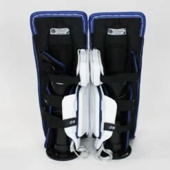 Bauer Supreme S29 Intermediate Goalie Leg Pads - Demo -Hockey Equipment Store bauer leg pads demo bauer supreme s29 intermediate goalie leg pads demo white blue l 32 15202048409666