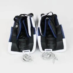 Bauer Supreme S29 Intermediate Goalie Leg Pads - Demo -Hockey Equipment Store bauer leg pads demo bauer supreme s29 intermediate goalie leg pads demo white blue l 32 15202048442434