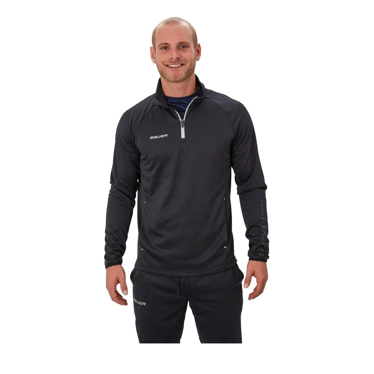 Bauer Vapor Fleece Senior 1/4 Zip Jacket 1 Bauer Vapor Fleece Senior 1/4 Zip Jacket
