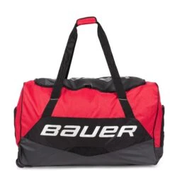 Bauer Premium Junior Wheel Hockey Bag (2019) -Hockey Equipment Store bauer wheeled hockey bags bauer premium junior wheel hockey bag 2019 black red jr 28744378024002