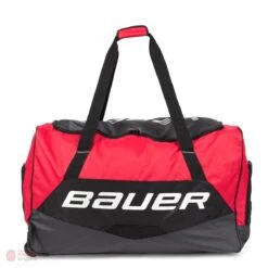 Bauer Premium Senior Wheel Hockey Bag (2019) -Hockey Equipment Store bauer wheeled hockey bags bauer premium senior wheel hockey bag 2019 black red sr 28744378384450