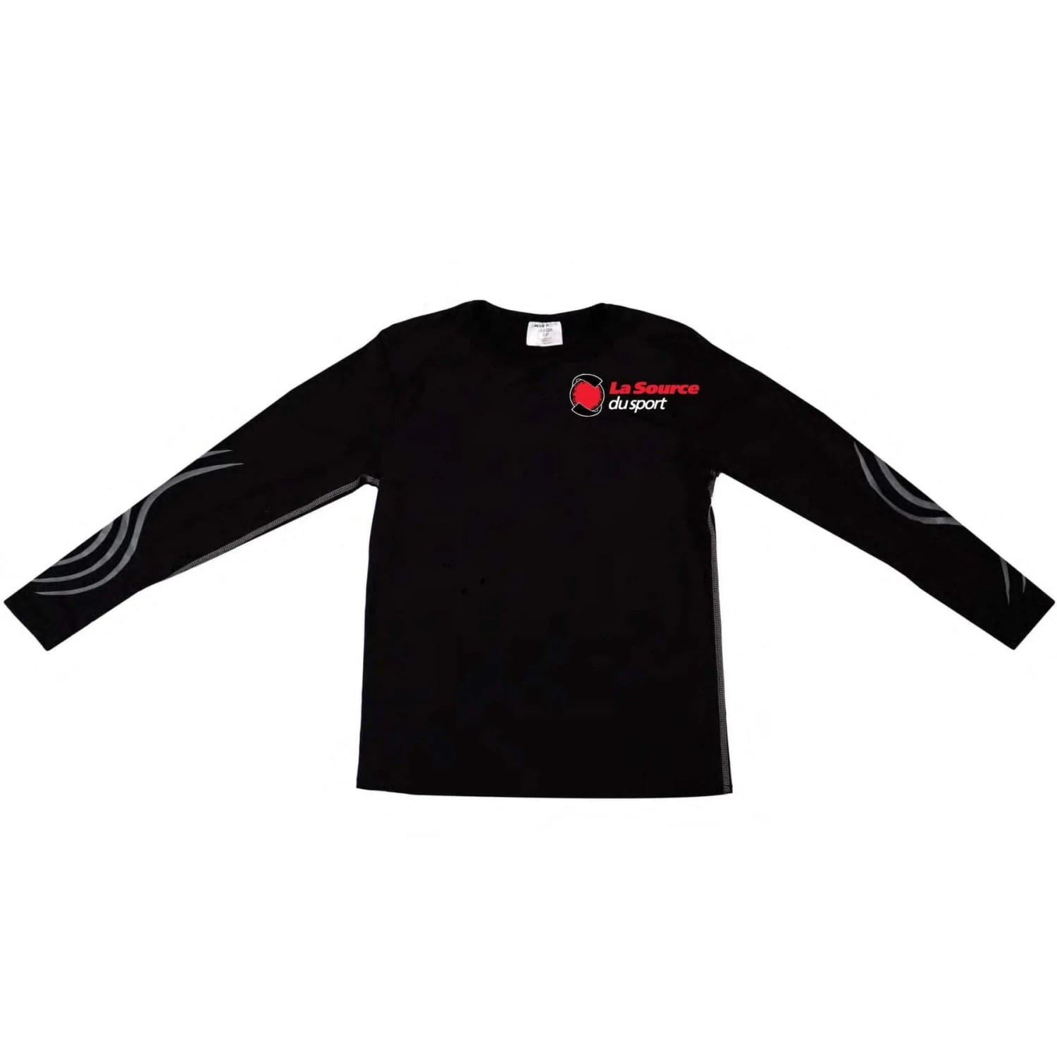 Blue Sports Compression Longsleeve Youth Shirt - French Logo 2 Blue Sports Compression Longsleeve Youth Shirt - French Logo - Image 2