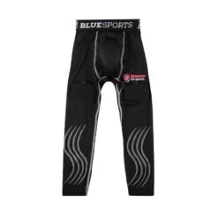 Blue Sports Youth Compression Jock Pants