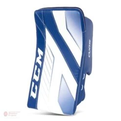 CCM Axis Senior Goalie Blocker -Hockey Equipment Store ccm blockers ccm axis senior goalie blocker white blue regular 28741225054274