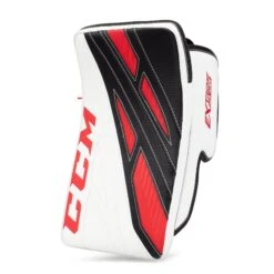 CCM Extreme Flex 4 Pro Senior Goalie Blocker 33 CCM Extreme Flex 4 Pro Senior Goalie Blocker -Hockey Equipment Store ccm blockers ccm extreme flex 4 pro senior goalie blocker white black red regular 28741225283650