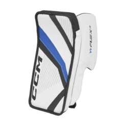 CCM YTFlex 3 Youth Goalie Blocker -Hockey Equipment Store ccm blockers ccm ytflex 3 youth goalie blocker white white royal black regular 29171361579074