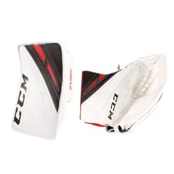 CCM Extreme Flex 4 Pro Stock Senior Goalie Catcher & Blocker Set - Grant Adams