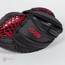CCM Axis Senior Goalie Catcher - 600 Break Angle 15 CCM Axis Senior Goalie Catcher - 600 Break Angle -Hockey Equipment Store ccm catchers ccm axis senior goalie catcher 600 break angle black red black regular 14364028665922