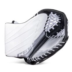 CCM Extreme Flex E5.5 Junior Goalie Catcher - Source Exclusive -Hockey Equipment Store ccm catchers ccm extreme flex e5 5 junior goalie catcher source exclusive white white black silver regular 28743589756994