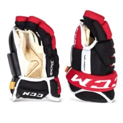 CCM Tacks 4R Pro² Junior Hockey Gloves -Hockey Equipment Store ccm gloves ccm tacks 4r pro junior hockey gloves black red white 10 30629277859906
