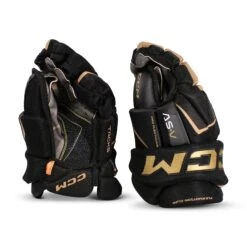 CCM Tacks AS-V Senior Hockey Gloves -Hockey Equipment Store ccm gloves ccm tacks as v senior hockey gloves black gold 13 30184718663746