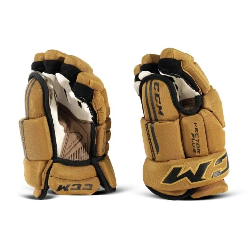 CCM Tacks Vector Plus Junior Hockey Gloves -Hockey Equipment Store ccm gloves ccm tacks vector plus junior hockey gloves tan 10 30214049726530