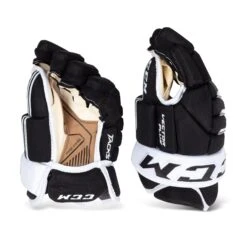 CCM Tacks Vector Plus Senior Hockey Gloves (2020) -Hockey Equipment Store ccm gloves ccm tacks vector plus senior hockey gloves 2020 black white 13 28743853178946