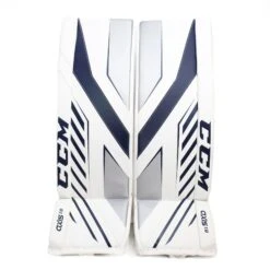 CCM Axis A1.9 Senior Goalie Leg Pads 30 CCM Axis A1.9 Senior Goalie Leg Pads -Hockey Equipment Store ccm leg pads ccm axis a1 9 senior goalie leg pads white white navy silver 33 1 29252848287810
