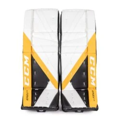 CCM Extreme Flex E5.5 Junior Goalie Leg Pads - Source Exclusive -Hockey Equipment Store ccm leg pads ccm extreme flex e5 5 junior goalie leg pads source exclusive boston bruins 26 1 28744299249730