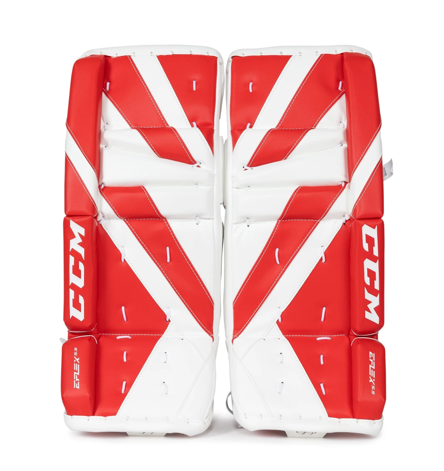 CCM Extreme Flex E5.5 Youth Goalie Leg Pads 1 CCM Extreme Flex E5.5 Youth Goalie Leg Pads