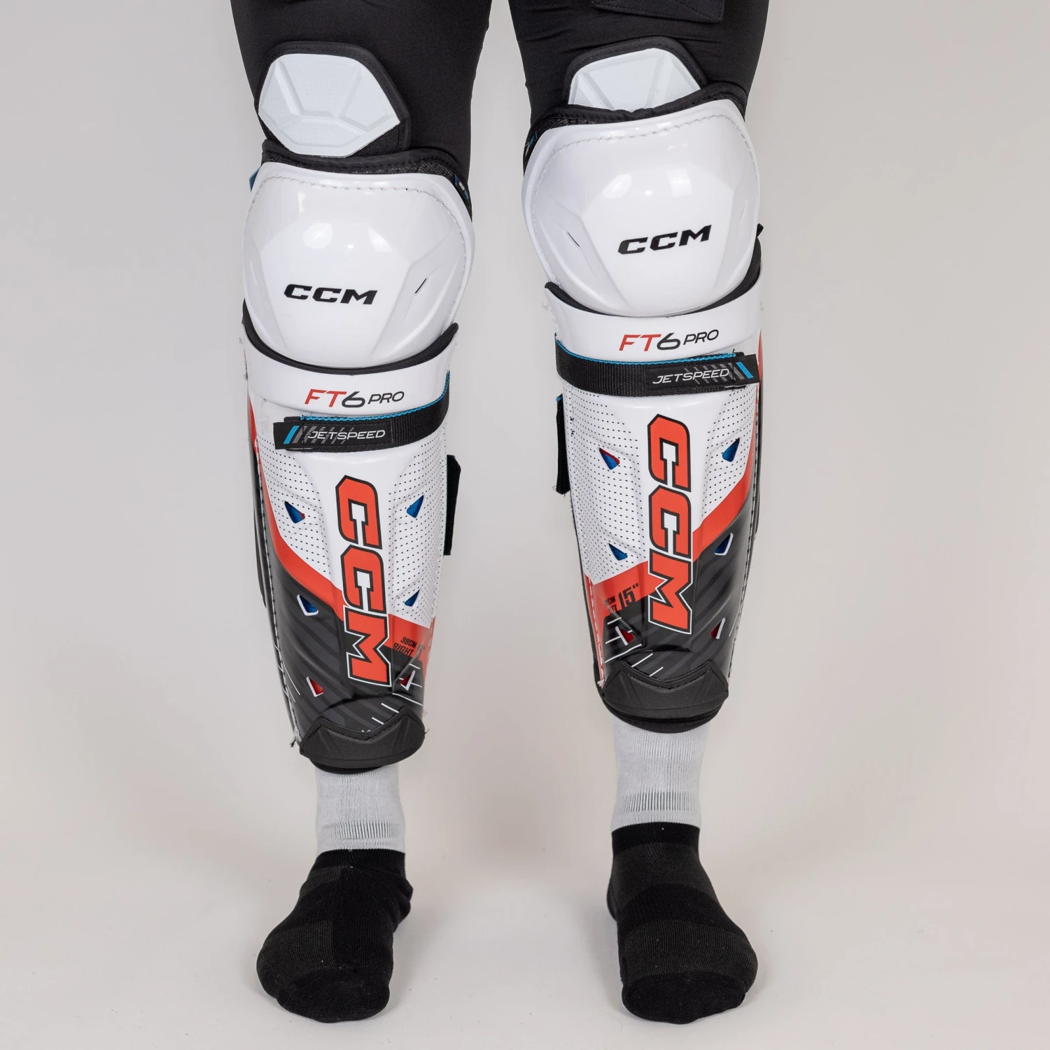 CCM Jetspeed FT6 Pro Junior Hockey Shin Guards 13 CCM Jetspeed FT6 Pro Junior Hockey Shin Guards - Image 13