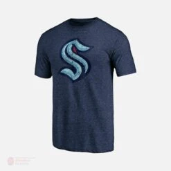 Seattle Kraken Fanatics Distressed Tri-Blend Mens Shirt