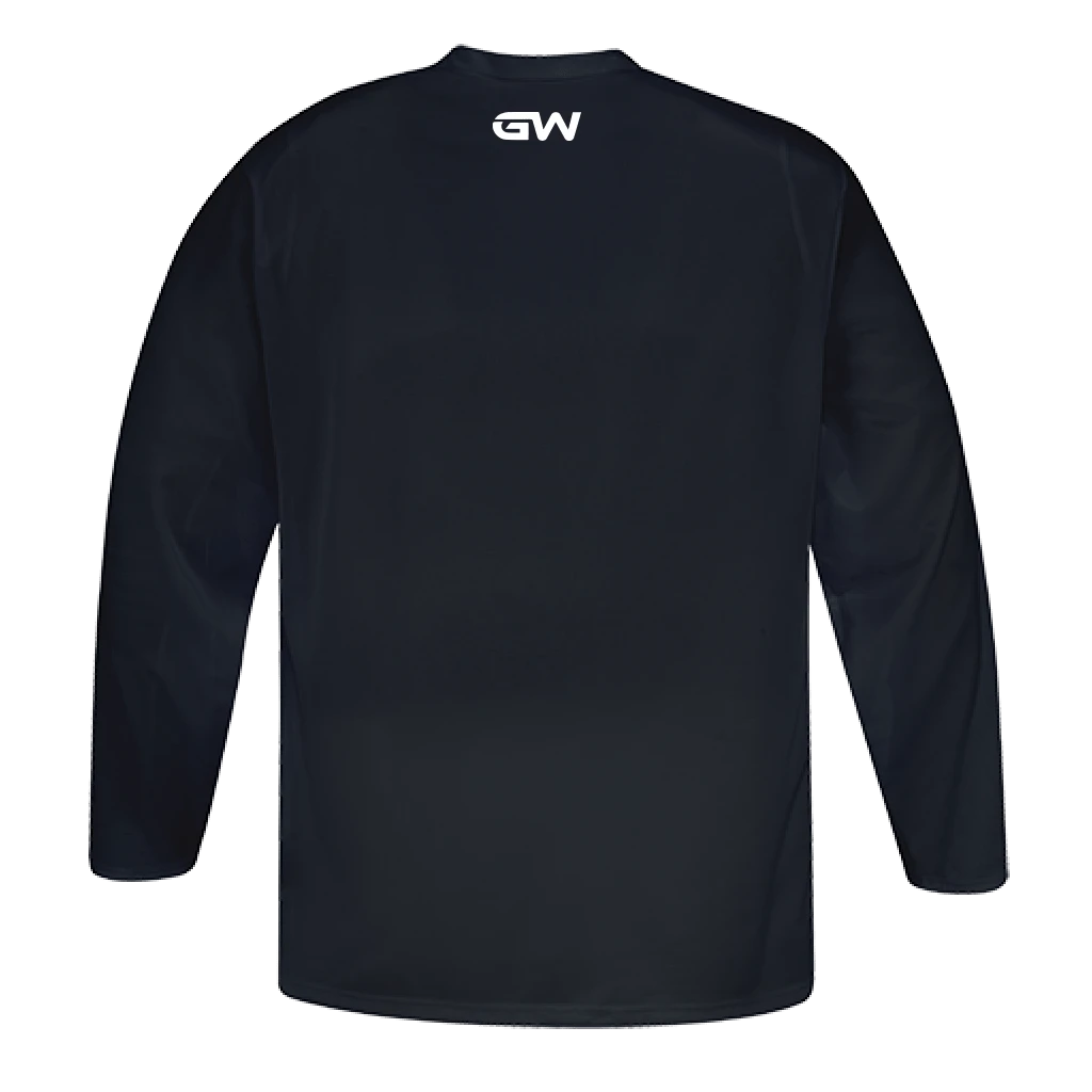 GameWear GW5500 ProLite Series Senior Hockey Practice Jersey - Black 2 GameWear GW5500 ProLite Series Senior Hockey Practice Jersey - Black - Image 2