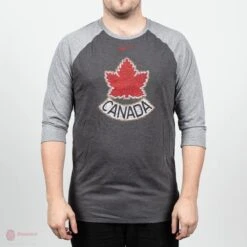 Hockey Canada Nike Tri-Blend 3/4 Sleeve Mens Shirt -Hockey Equipment Store nike shirts hockey canada nike tri blend 3 4 sleeve mens shirt 4528804986946