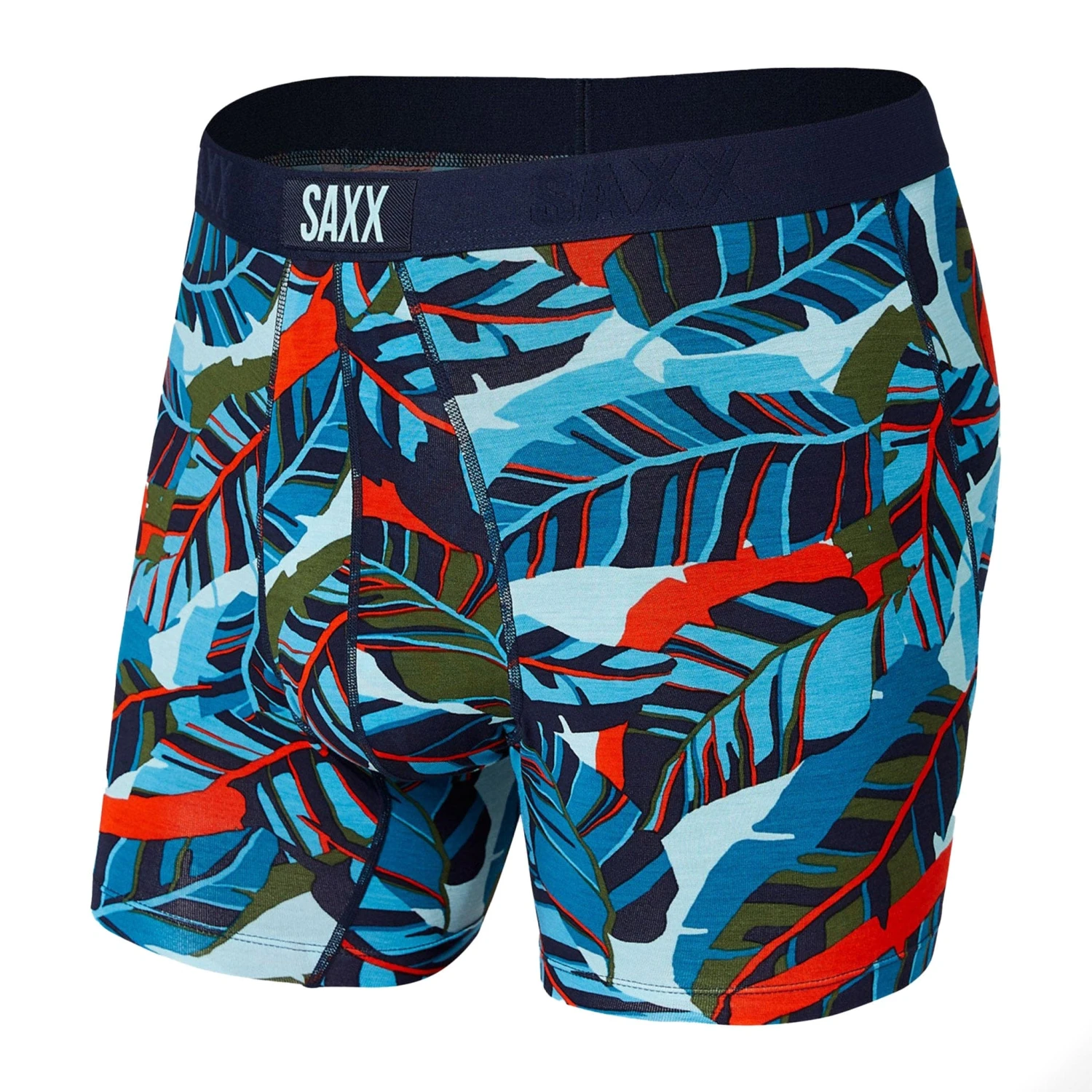 Saxx Vibe Boxers - Blue Pop Jungle 1 Saxx Vibe Boxers - Blue Pop Jungle