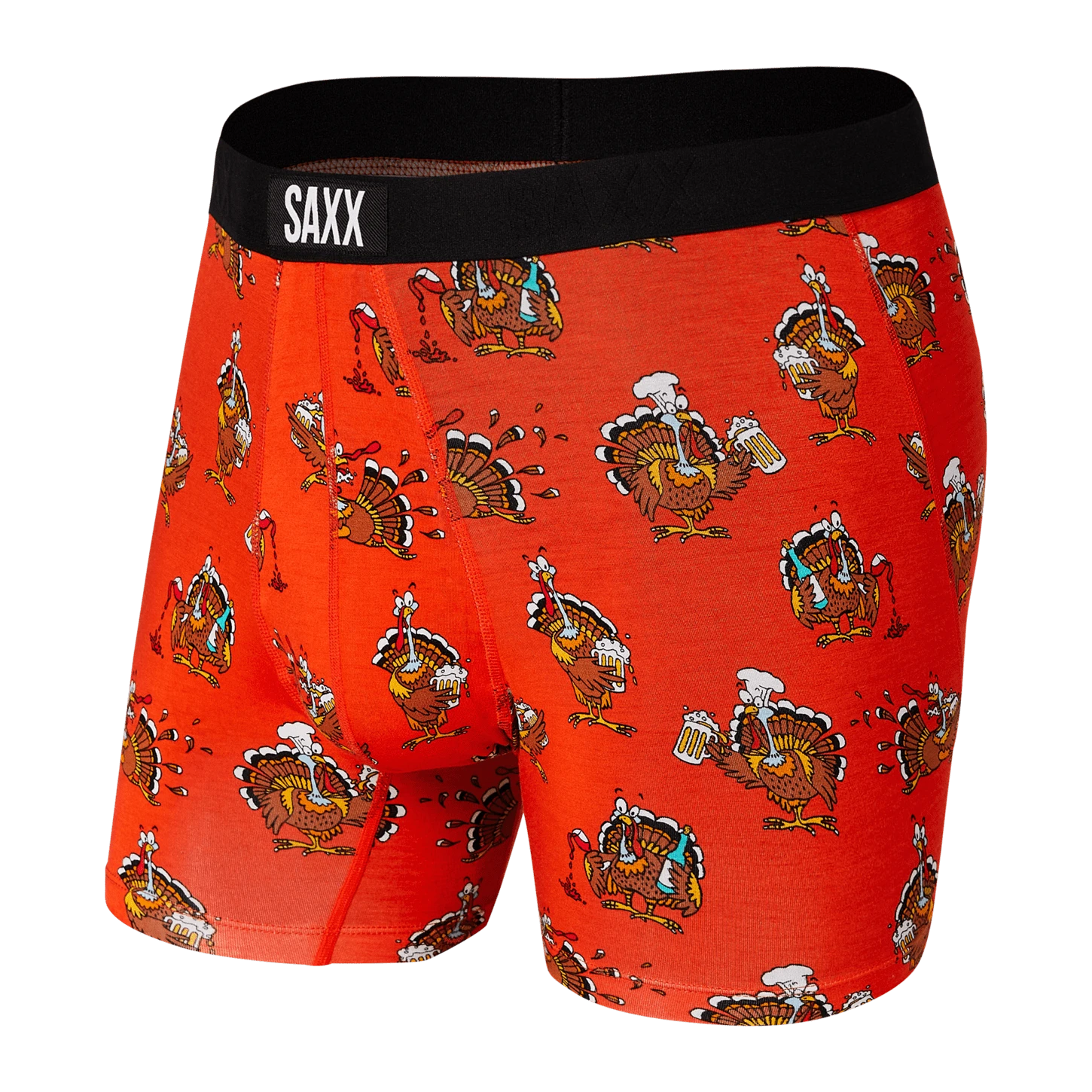 Saxx Vibe Boxers - Red Drinksgiving 1 Saxx Vibe Boxers - Red Drinksgiving
