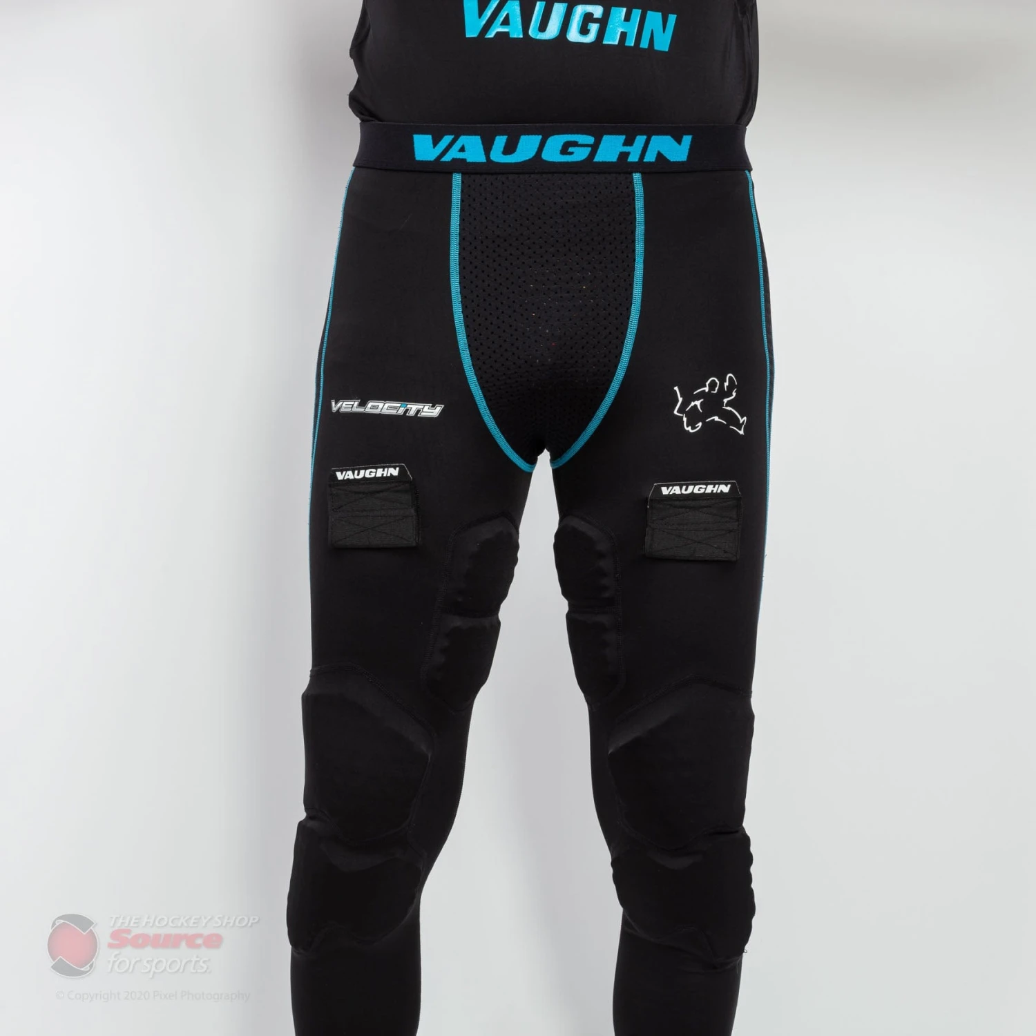 Vaughn Velocity V9 Pro Senior Goalie Baselayer Padded Pants 2 Vaughn Velocity V9 Pro Senior Goalie Baselayer Padded Pants - Image 2