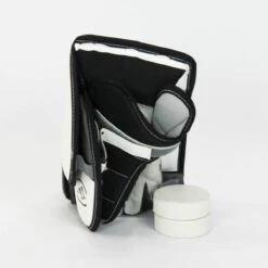 Warrior Ritual G3 Youth Goalie Blocker - Demo A -Hockey Equipment Store warrior blockers demo warrior ritual g3 youth goalie blocker demo a white regular 30364879093826