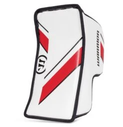 Warrior Ritual G4 Youth Goalie Blocker -Hockey Equipment Store warrior blockers warrior ritual g4 youth goalie blocker white black red regular 28741242978370