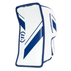 Warrior Ritual G4 Youth Goalie Blocker -Hockey Equipment Store warrior blockers warrior ritual g4 youth goalie blocker white blue regular 28743419232322