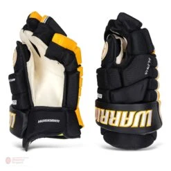 Warrior Alpha FR Pro Junior Hockey Gloves -Hockey Equipment Store warrior gloves warrior alpha fr pro junior hockey gloves black gold 10 28743818379330