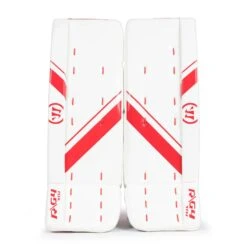Warrior Ritual G4 Youth Goalie Leg Pads -Hockey Equipment Store warrior leg pads warrior ritual g4 youth goalie leg pads white red 19 5 28744343158850